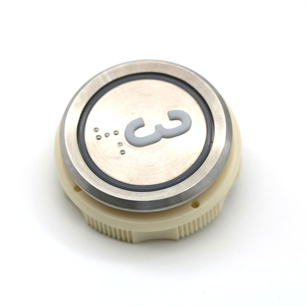 Latest Modern Stainless Steel Elevator Lift Button with Braille for Hall Use