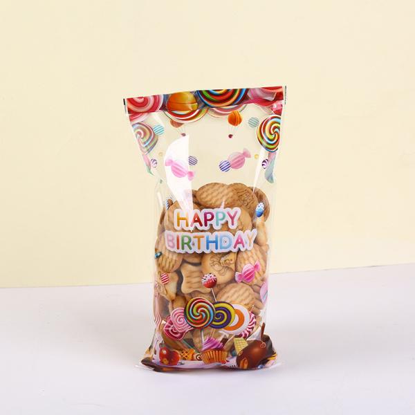 Gravure Printing OPP Shrink Plastic Bags Clear Transparent Cellophane Bags For Chocolates