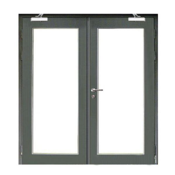 ISO3834 Toughened Glazed Glass Fire Rated Door Fireproof