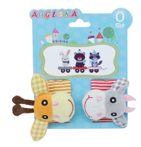 Baby Watch With Wrist Ring Cartoon Kids Plush Toys 2220550 CE Certification