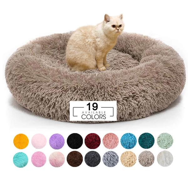 Machine Washable Donut Cuddler Dog Bed Large / 32 Inch Round Dog Bed ODM