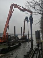 bélier 3200rpm hydraulique en mer Vibro Hammer Machine