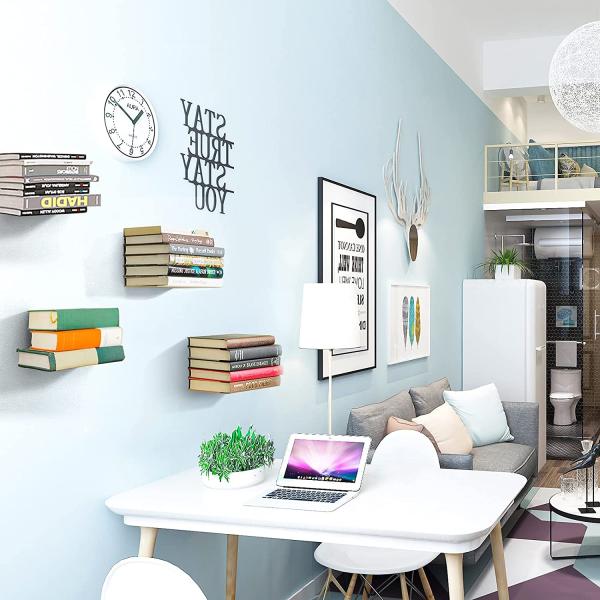 Powder Coating Floating Book Shelves for Wall Display Storage Organizer Display Rack