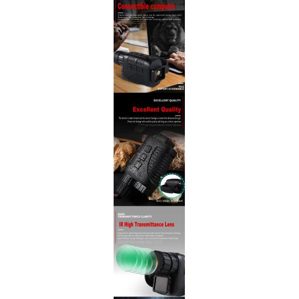 Night Vision Monocular NV3185 Infrared Digital Hunting Telescope Camping Equipment Hunt Animal Photography Video