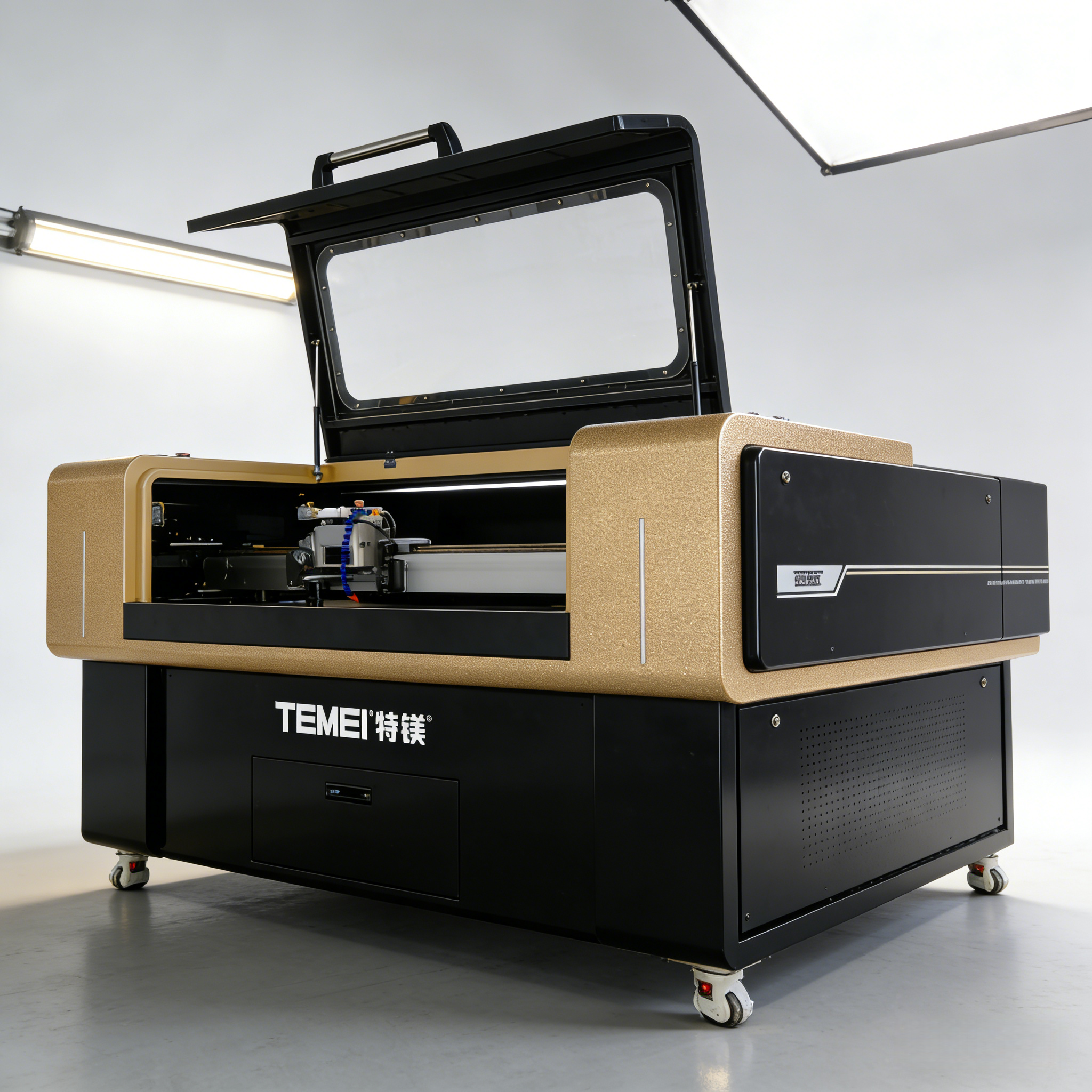 Non-Metallic Material Radio Frequency(RF) / CO2 Laser CNC Machine 100W/200W