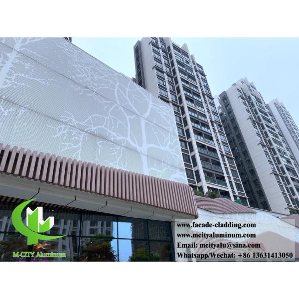 Металлические панели с лазерной резкой для фасадов, облицовочных стен, внешних фасадов