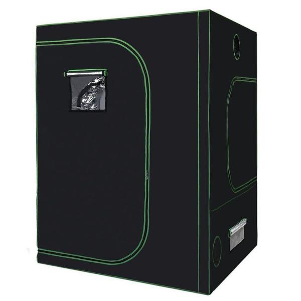 200cm Height Zippered Hydroponic Indoor Grow Tent , 5X5 Portable Grow Tent 600D Fabric