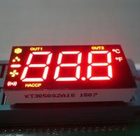 Affichage à LED numérique ultra rouge/de jaune 0,5 pouces pour le contrôle de réfrigérateur