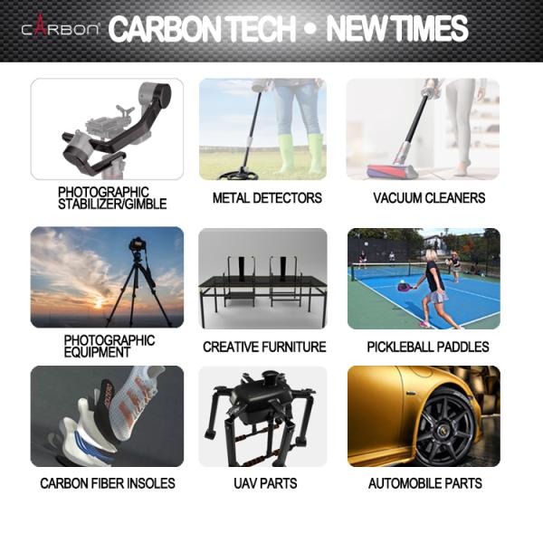 Продукты из углеродных волокон эпоксидной смолы из нитей для колес Ремни мачты Структуры валов Мебель кольцевой решетки