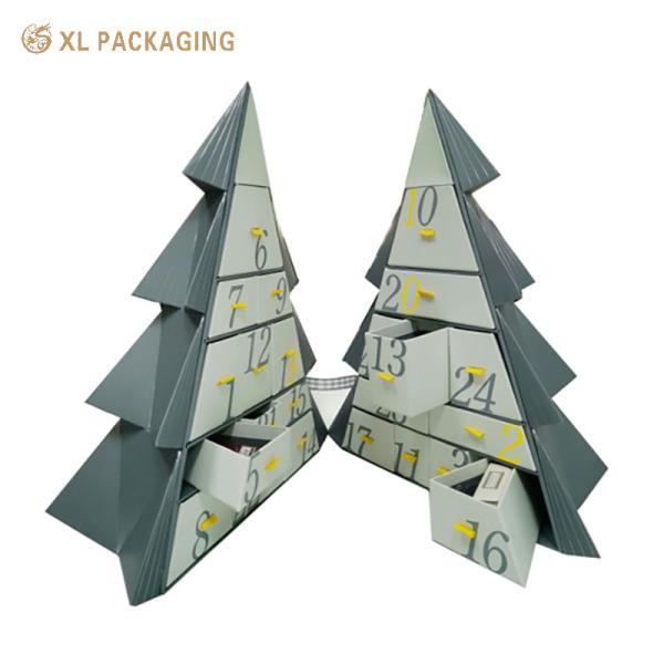 XL Packaging Custom Packaging Box Factory Countdown To Christmas With Luxurious