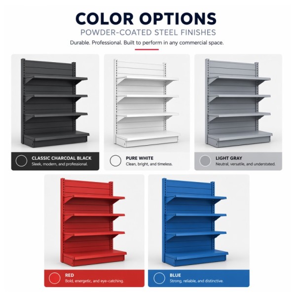 Adjustable Heavy Duty Customizable Supermarket Shelf for Retail Display Shelving