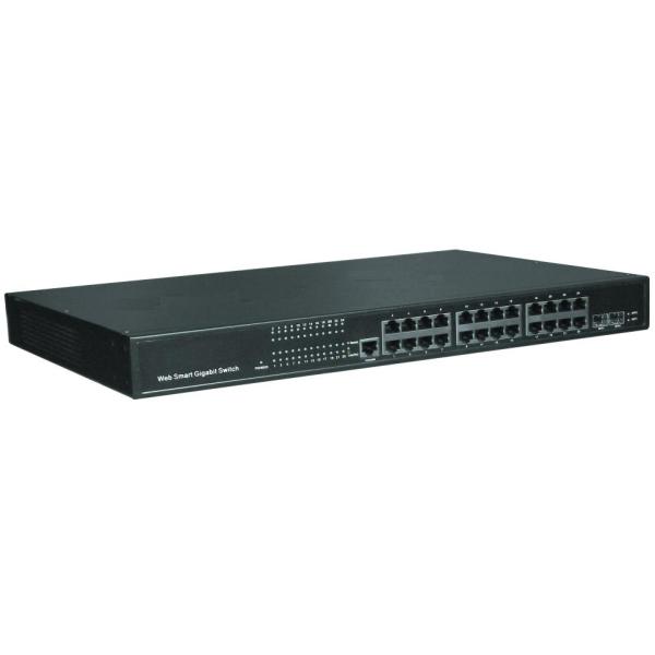 2 Gigabit SFP Slot L2 managed Fiber Optic Switch With Streamlined Web based Management