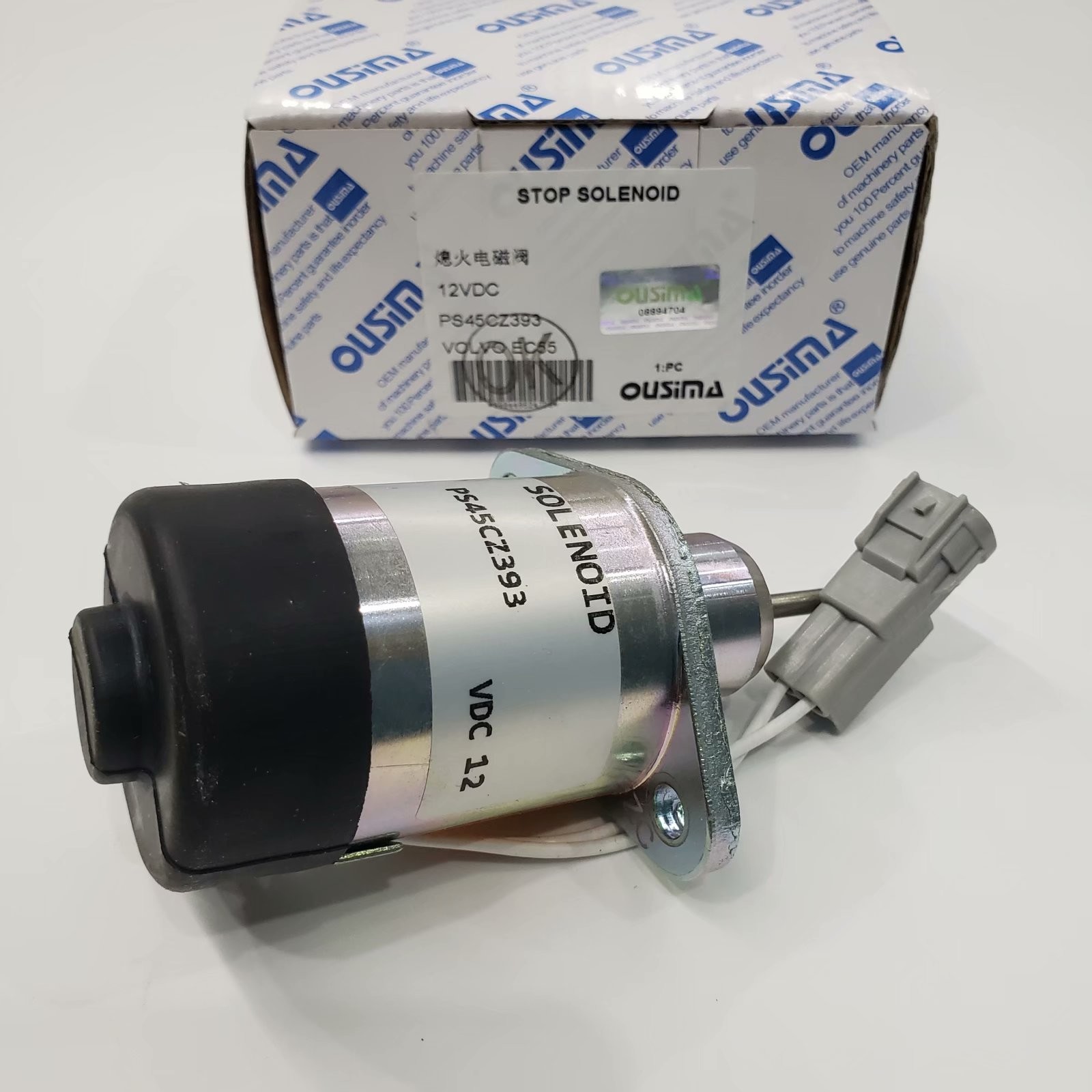 Соленоид выключения топлива Assy PS45CZ393 12V соленоида OUSIMA для  EC55