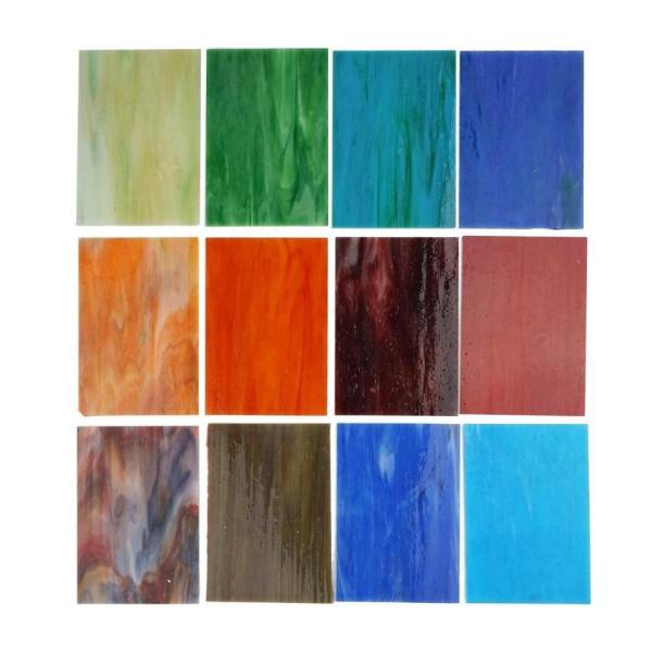 Colored Stained Glass Art Decorative Glass For Studio Club