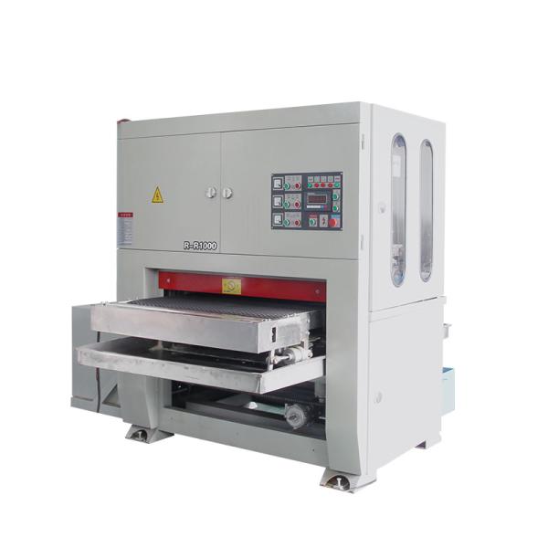 Tabla de cortar SS de 1000 mm Máquina lijadora de banda ancha Pulido de agua superficial de metal