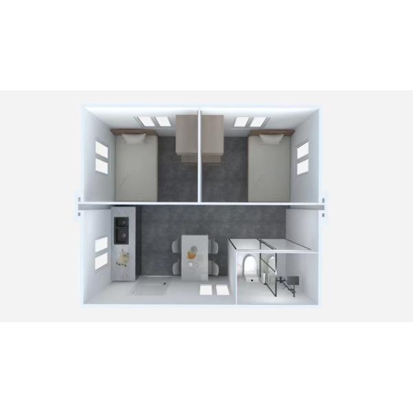 Customization Luxury 20ft Foldable Container House Prefab Capsule Houses Prefabricated Homes Modern Ready to Ship