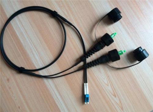 SC LC MT ODVA Fiber Optic Cable Types And Connectors Waterproof UV Resistant