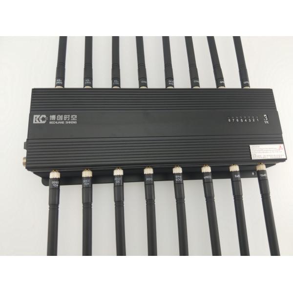 16 antenna mobile Signal Jammer 2G / 3G / 4G / VHF / LoJack desktop shield high power mobile phone signal jammer