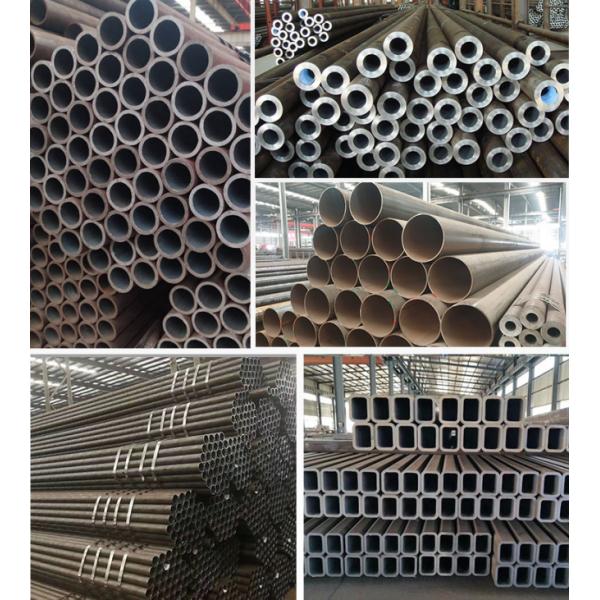 Pipa de acero al carbono sin costura para materiales de construcción de superficie de aceite de la norma ASTM A53