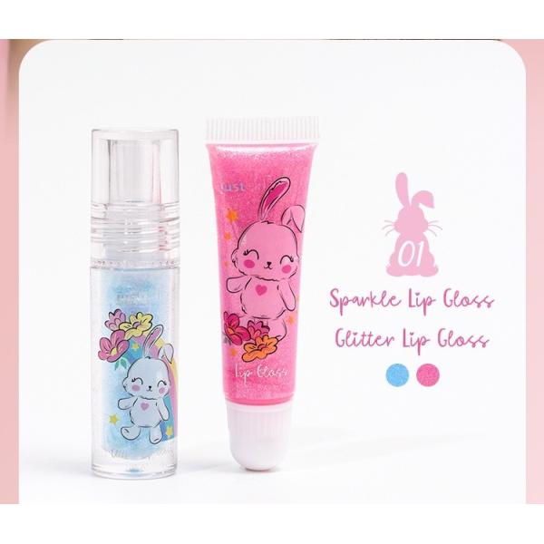 Kids Makeup Kit With Cute Bunny Headband