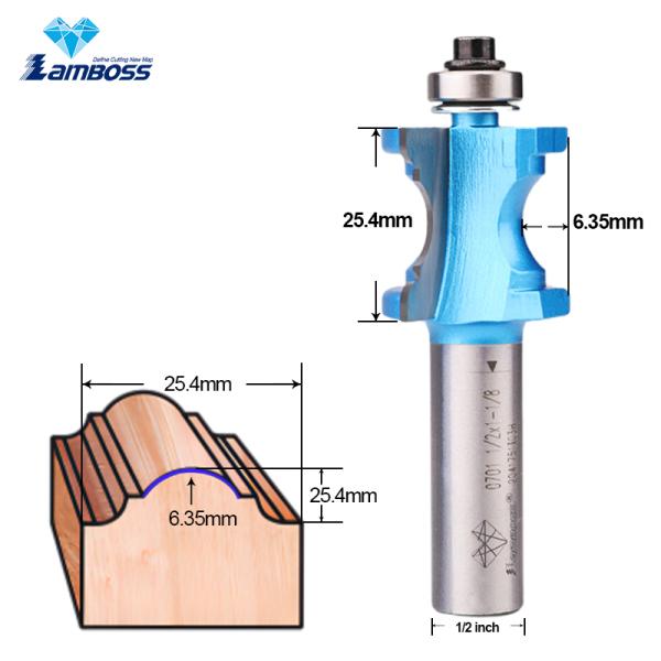 Lamboss Bull Nose Router Bits Деревообрабатывающий маршрутизатор Бит настройки фрезерный резач