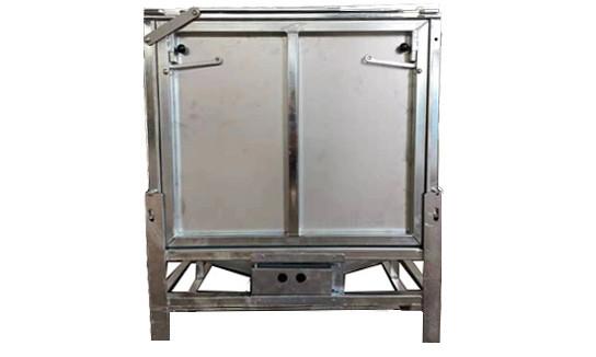 Galvanised Mild Steel Stacking Ibc Containers / Tote Liquid Containers 1000L