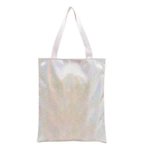 Customizable Colorful Canvas Sublimation Blank Tote Bags Fashionable Heat Transfer Shopping Bag For Advertising