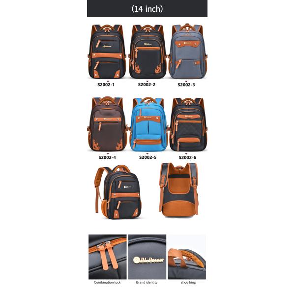 BSCI Certification Business Casual Backpack Nylon 14 Inch Laptop Backpack 1000g