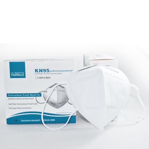 Anti Coronavirus KN95 Dust Mask Disposable Earloop Face Mask Use In Hospital