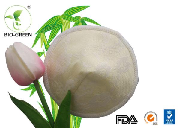 Gentle Reusable Bamboo Breast Pads With 3 Layers Color Optional 12*12cm