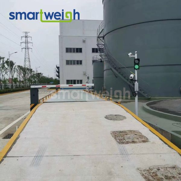 Heavy Duty Anti Cheating Vehicle Scales Weighing Systems 200T Unmanned Weighbridge Systems
