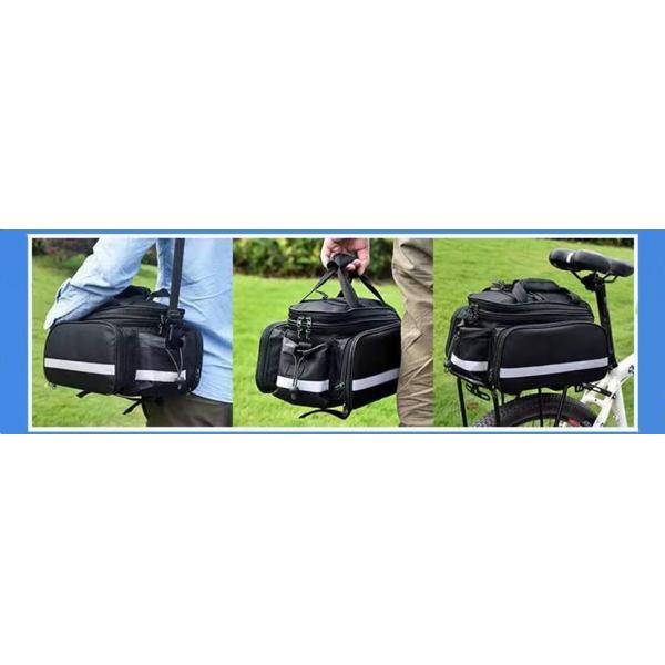 Bike Rear Rack Bag,Bicycle Trunk Bag,Panniers Bag,Cycling Luggage Bag,with rain Cover Bicycle Frame Back Saddle Bag