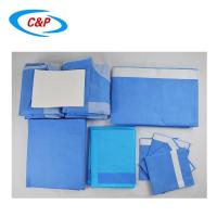 Equipamentos médicos SMS Kit de embalagem cirúrgica universal em cor azul estéril
