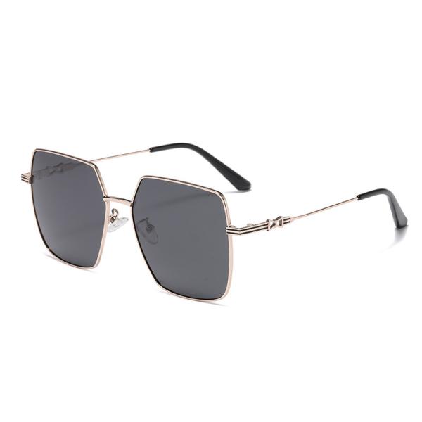 UV400 Protection Metal Frame Sunglasses Gradient Lens For Women