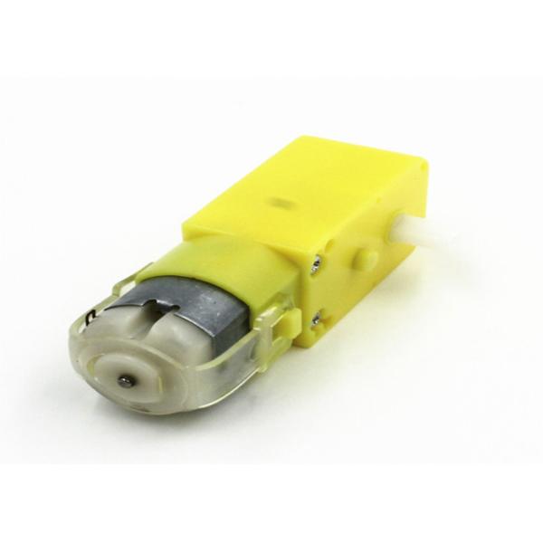 Yellow DC Gear Motor 3V - 6V For Intelligent Car TT Robot Bi - Directions Rotation