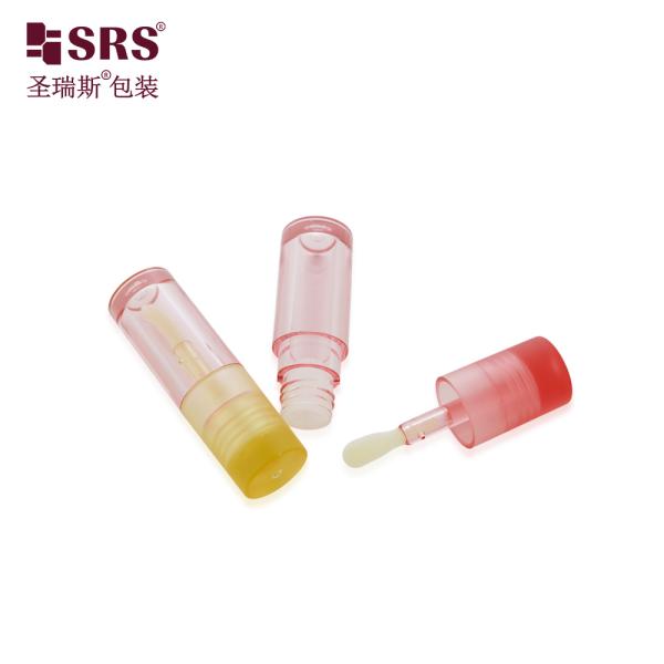 G1184 Paint Gradient Color Customize Plastic Lipgloss Tube Packaging Skincare Serum Bottle