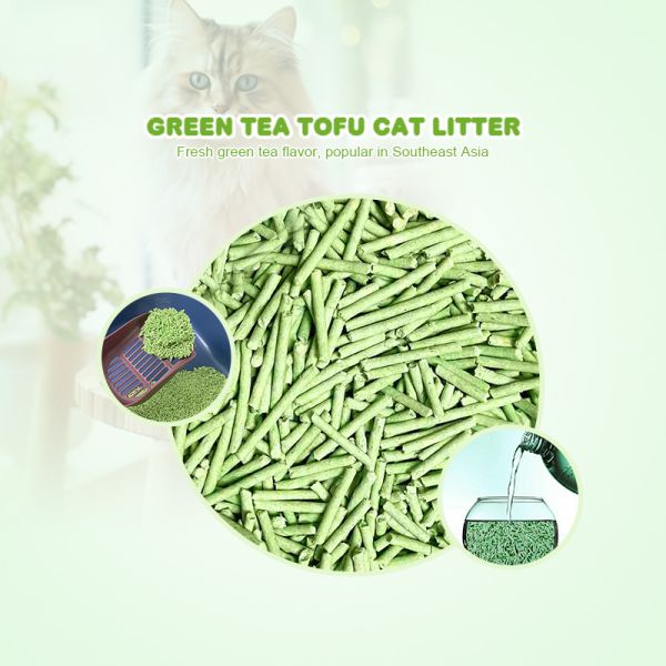 Biodegradable Dust Free Fast Clumping Tofu Cat Litter Sand for Multi-Cat Households