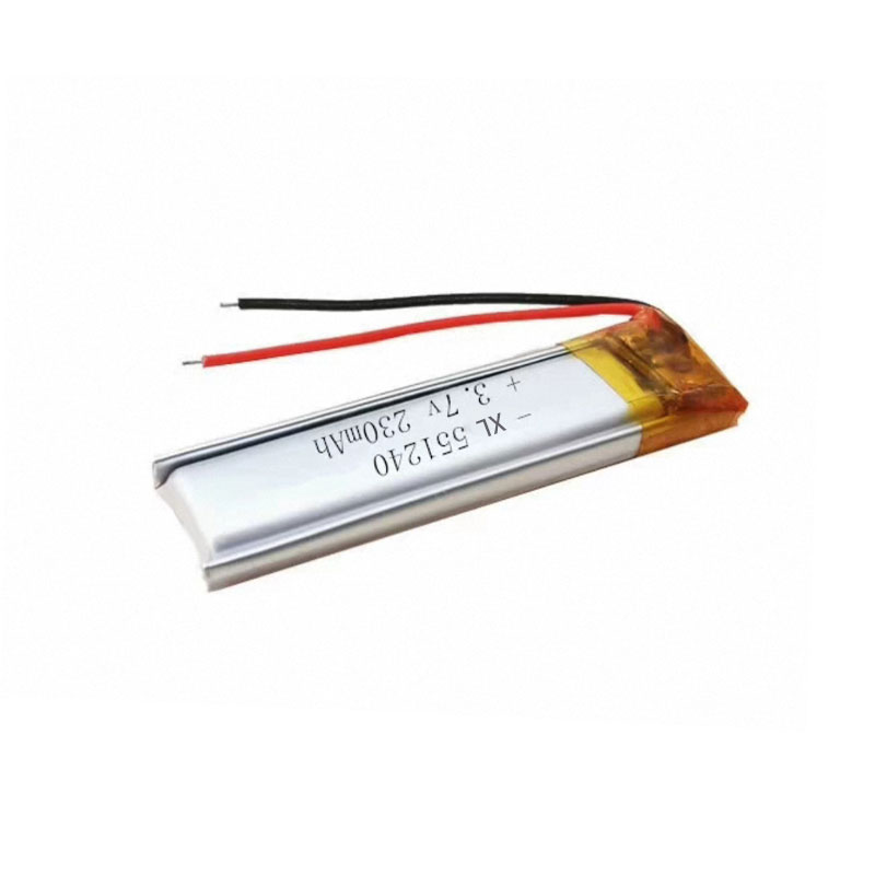 551240 Lithium Polymer Battery 3.7V 230mAh Rechargeable Li-Po Cell for Laser Pointers Laser Rangefinders
