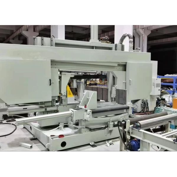 55KW Total Power Cnc I Beam Drilling Sawing Processing Machine Line 3 Tool Magazines