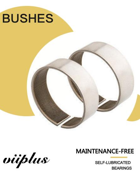 Woven Glide Bushing Sliding Bearings Bore Size | Coiled Stainless Steel Fabric Self-Lubricating Bearings /Kevlar