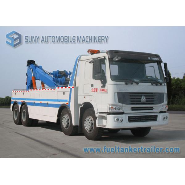 12 Wheeler HOWO Heavy Duty Wrecker With INT 60 Recovery Truck Body