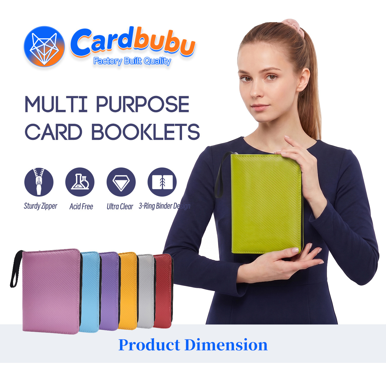Professional Pu Card Binder Trading Card Collectible Pokemon Card Binder