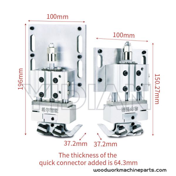Pneumatic Flat Scraper for Woodworking Edgebanding Machine Flat Scraping Device