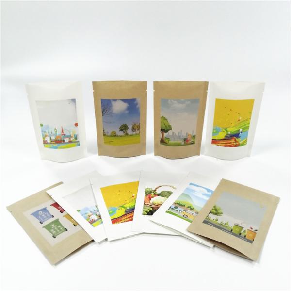 Biodegradable 100mircon VMPET Kraft Paper Packaging Bag