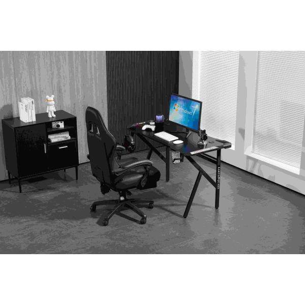 Revamp Your Gaming Setup with Alinunu Modern Gaming Table Metal RGB Lights USB Cables