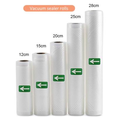O rolo de 11 x de 16ft 6 blocos gravou sacos do aferidor do vácuo para o armazenamento do alimento