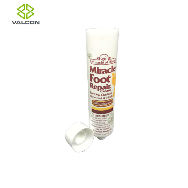 Round Pharmaceutical Tube Packaging , Plastic Tube Packaging Gloss Varnish