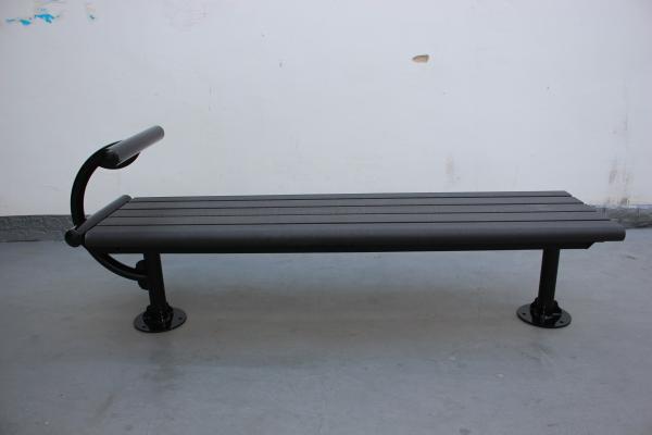 Surface Mounted Recycled Plastic Outdoor Benches For Playground Sit Up Workout