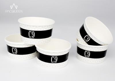 Logo Printed 5 Oz Ice Cream Paper Cup , 3 Oz Ice Cream Cups Moisture Proof