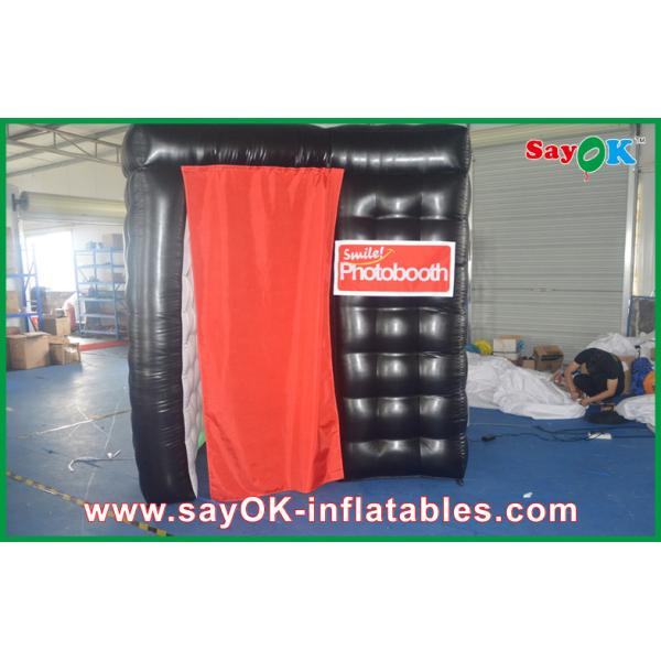 Photo Booth Enclosure Red Business Open Air Photo Booth Waterproof / Durable CE / UL